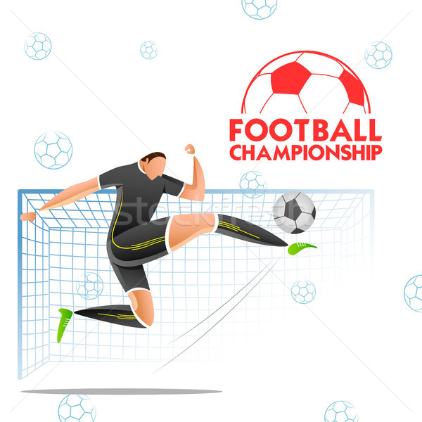 Futebol campeonato copo futebol esportes ilustração Foto stock © vectomart