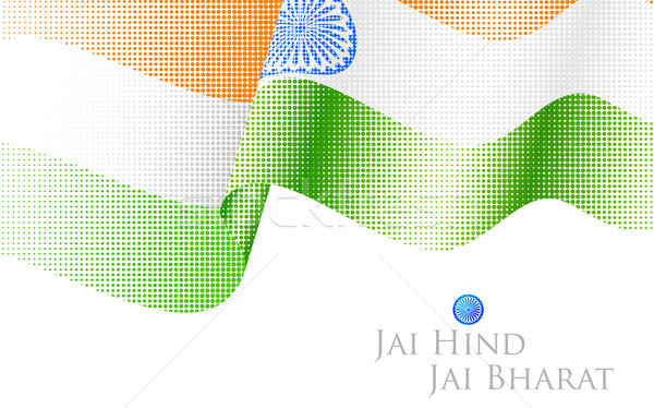 Abstract Indian Flag Stock photo © vectomart