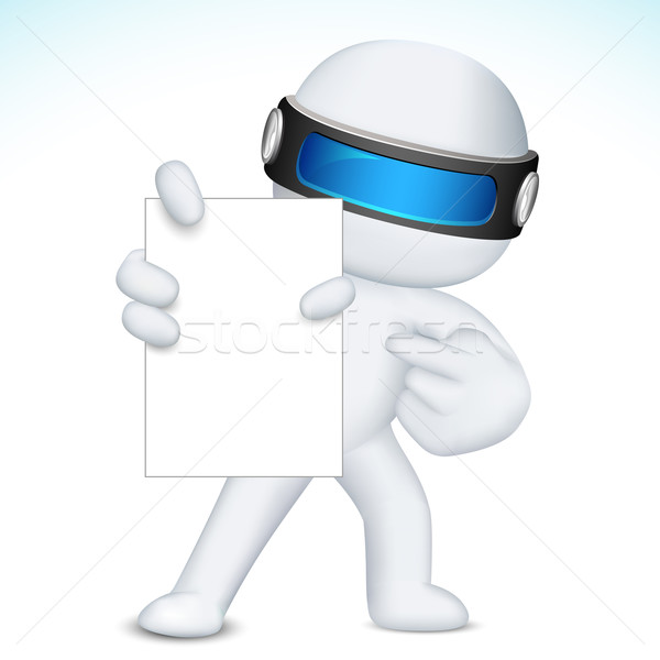 3d Business Nan in vector showing Blank Card Stock photo © vectomart