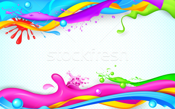 Kleurrijk splash behang illustratie abstract ruimte Stockfoto © vectomart