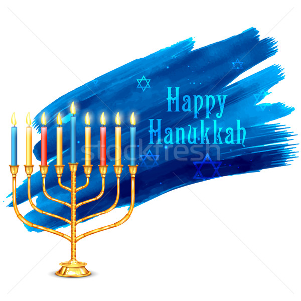 Happy Hanukkah, Jewish holiday background Stock photo © vectomart