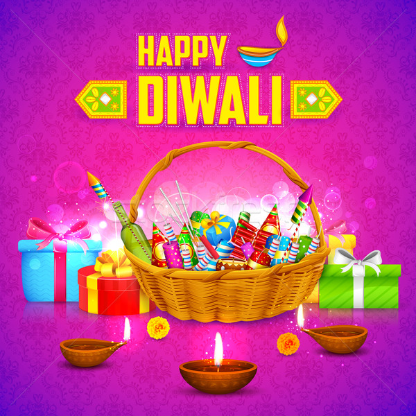 Happy Diwali Background Stock photo © vectomart