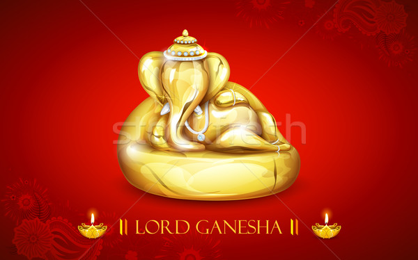 Lord Ganesha Stock photo © vectomart