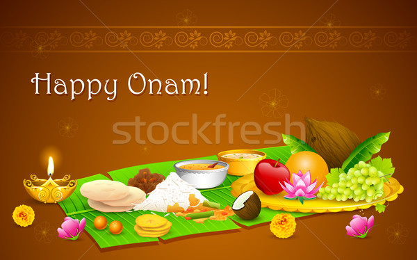 Onam Feast Stock photo © vectomart