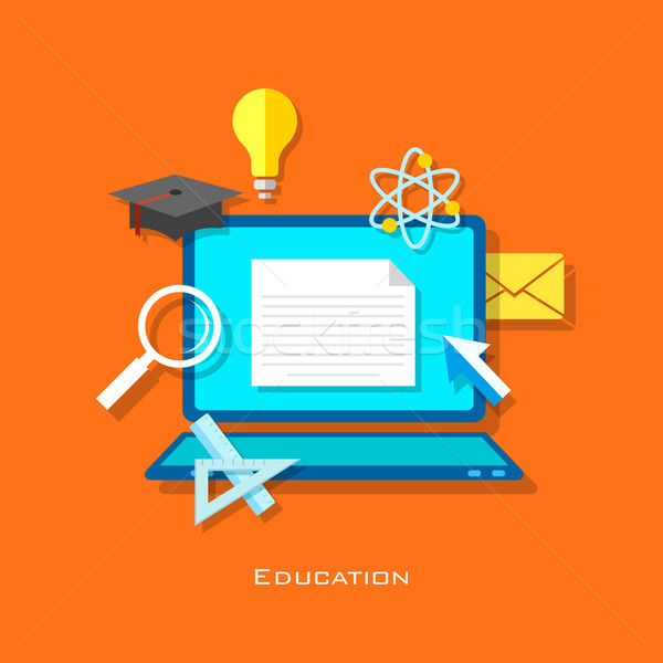 e learning Concept Stock photo © vectomart
