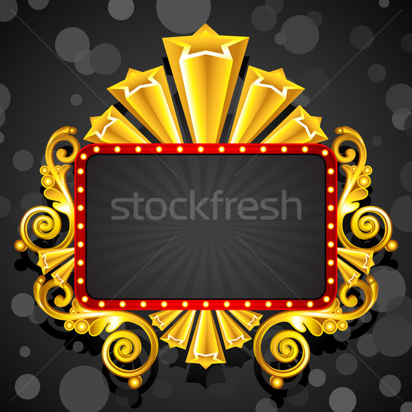 Decorated Display Board Stock photo © vectomart