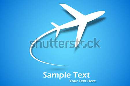 Airplane taking off Stock photo © vectomart