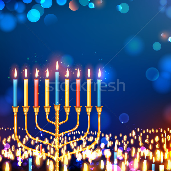 Happy Hanukkah, Jewish holiday background Stock photo © vectomart