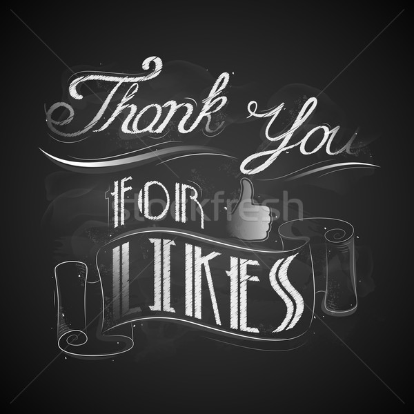 Thank you for Likes Stock photo © vectomart