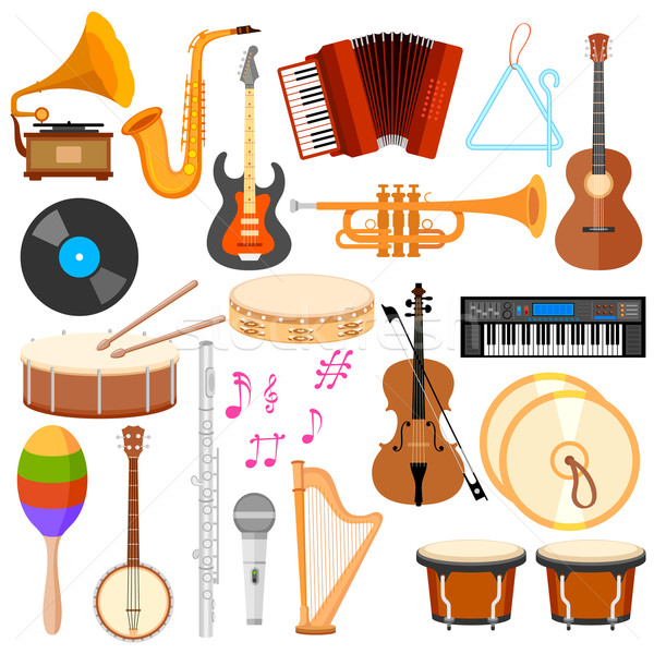 Music instrument Stock photo © vectomart