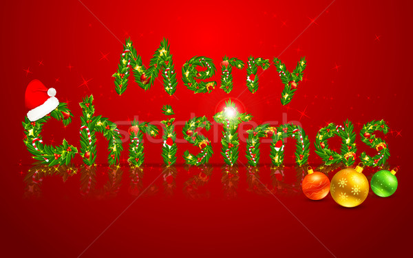 Merry Christmas Stock photo © vectomart