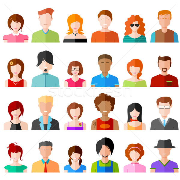 People Icon Stock photo © vectomart