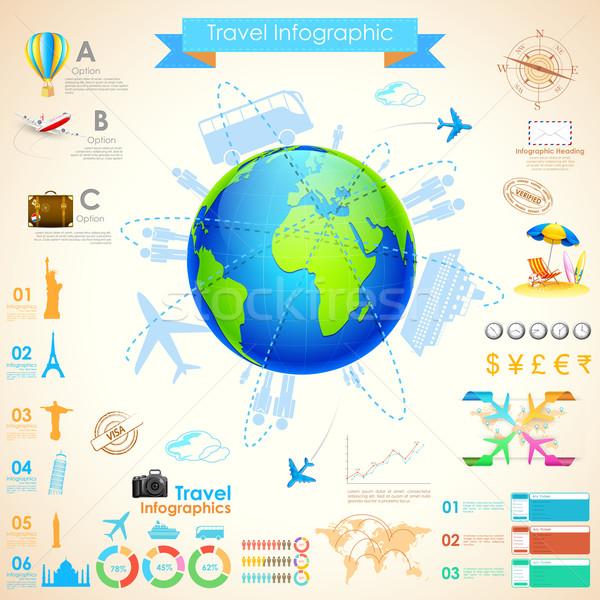 Stock photo: Travel Infographic Chart