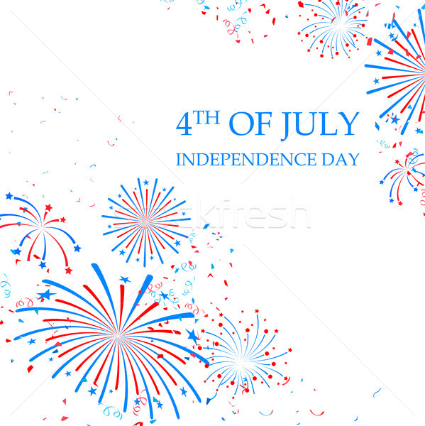 Happy Independence Day of America Stock photo © vectomart