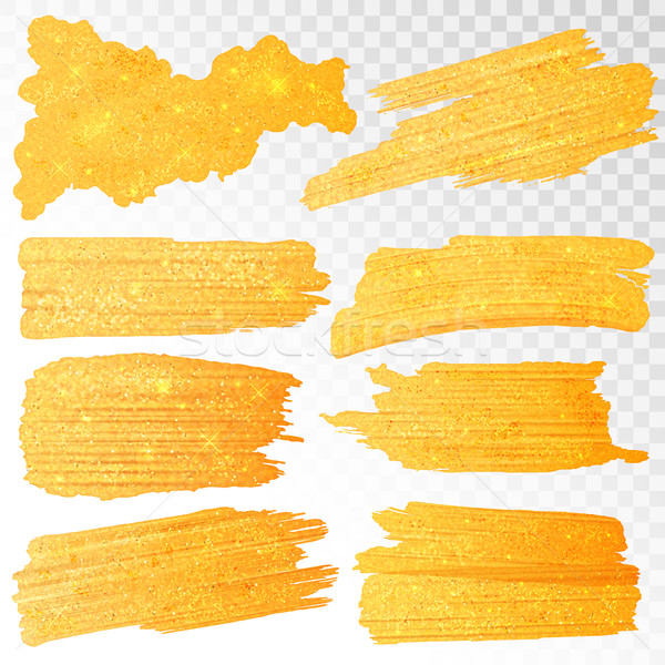 Parlak altın doku örnek boya Stok fotoğraf © vectomart