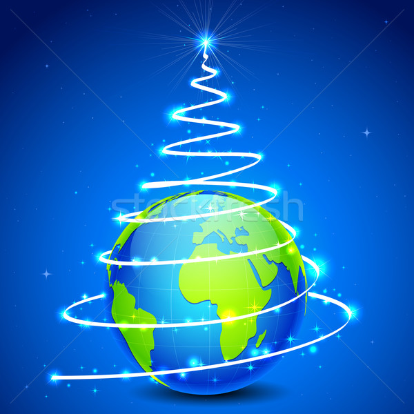 Mondial Crăciun celebrare ilustrare stea Imagine de stoc © vectomart