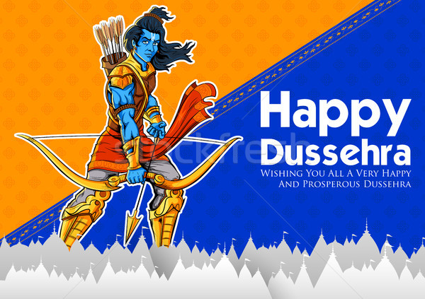 Festival Índia cartaz feliz ilustração fundo Foto stock © vectomart