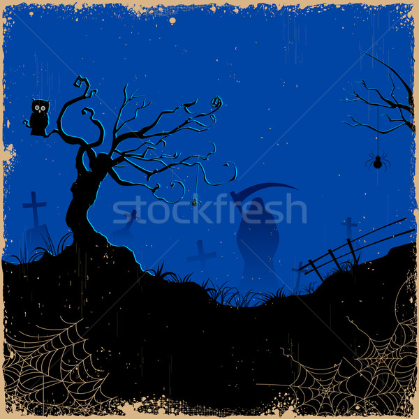 Grim in Halloween night Stock photo © vectomart