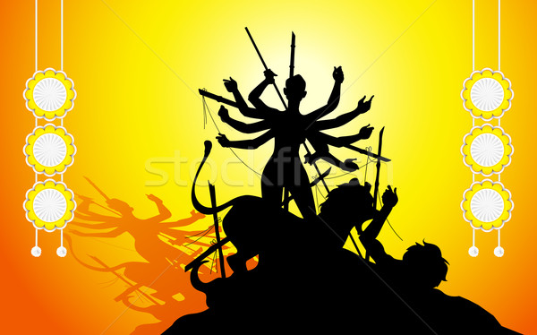 Goddess Durga Stock photo © vectomart