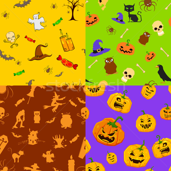Halloween seamless Pattern Stock photo © vectomart