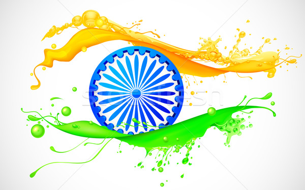 Indian Flag Background Stock photo © vectomart