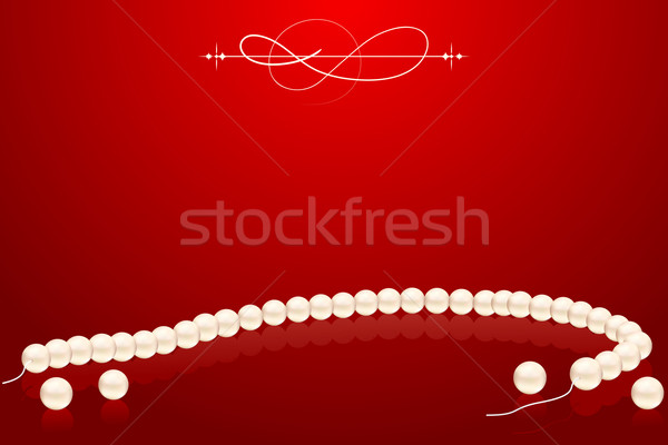 Pearl Necklace Stock photo © vectomart