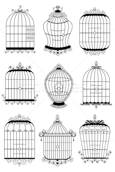 Illustrazione set diverso stile sfondo Foto d'archivio © vectomart