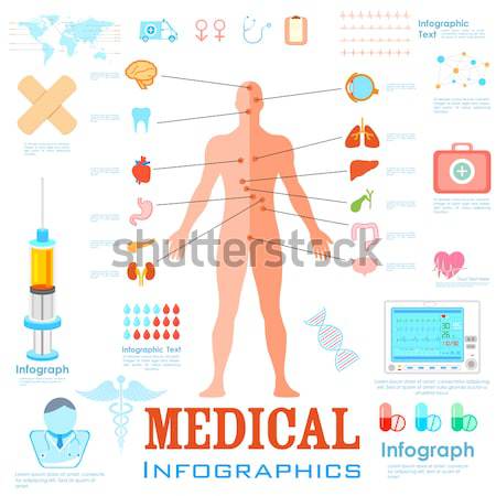 Healthcare and Medical Infographics Stock photo © vectomart