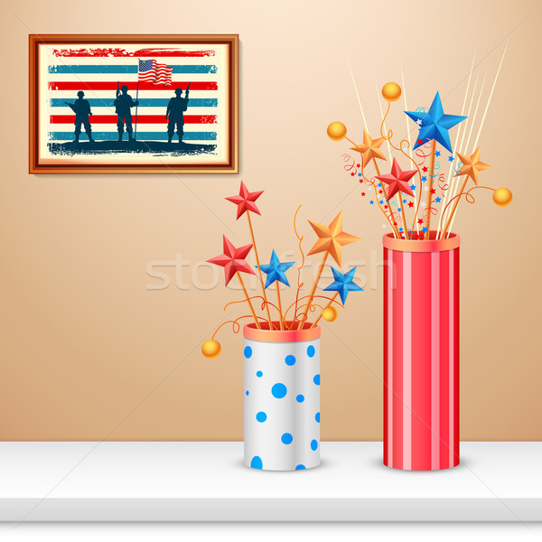 Fourth of July Happy Independence Day America Stock photo © vectomart