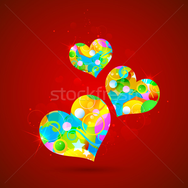 Colorful Heart Stock photo © vectomart