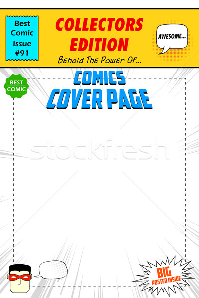 Comic Book Cover Stock photo © vectomart