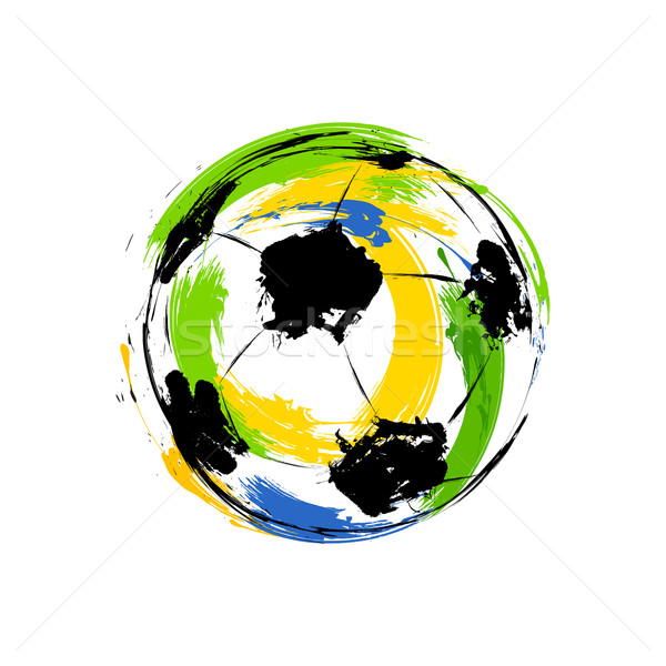 Voetbal wereld beker illustratie voetbal Stockfoto © vectomart