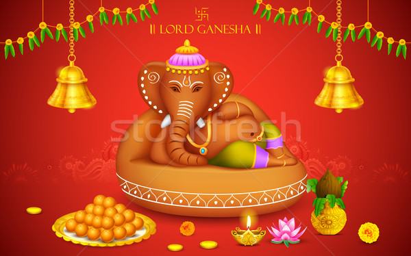 Lord Ganesha Stock photo © vectomart