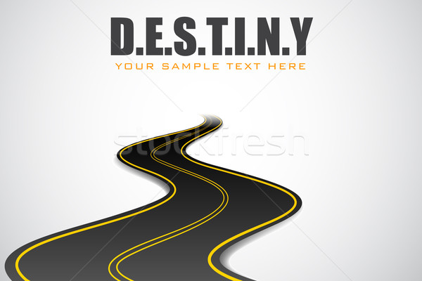 Road in Destiny Background Stock photo © vectomart