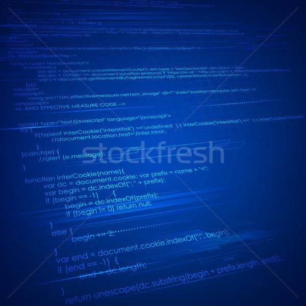 Html kodlama örnek teknoloji Internet dizayn Stok fotoğraf © vectomart