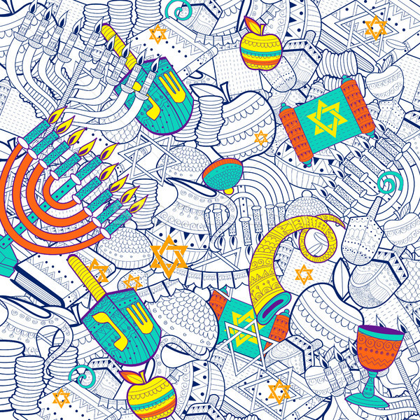 Happy Hanukkah, Jewish holiday background Stock photo © vectomart