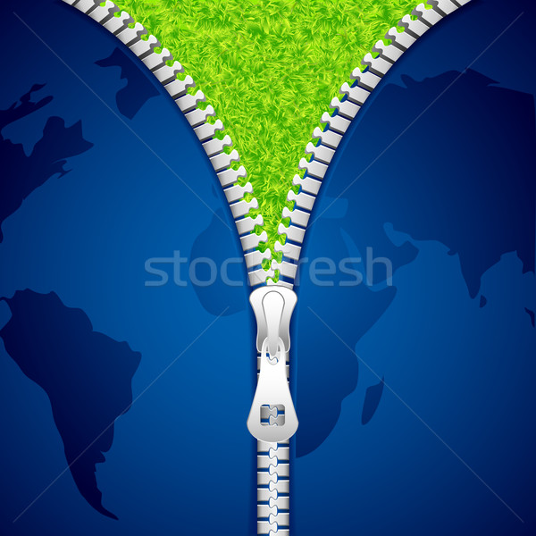 Unzipping Earth Stock photo © vectomart