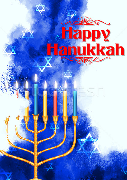 Happy Hanukkah, Jewish holiday background Stock photo © vectomart