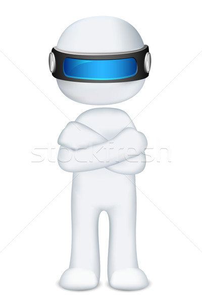 3D schaalbaar man illustratie 3d man vector Stockfoto © vectomart