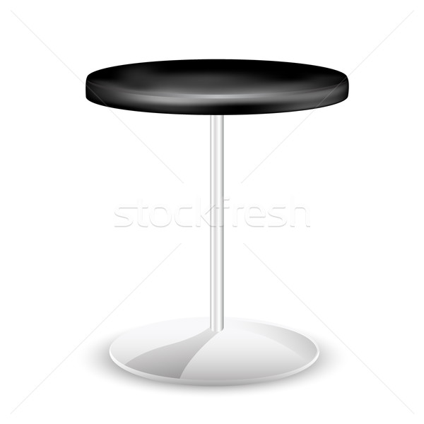 Modny stołek ilustracja biały moda model Zdjęcia stock © vectomart