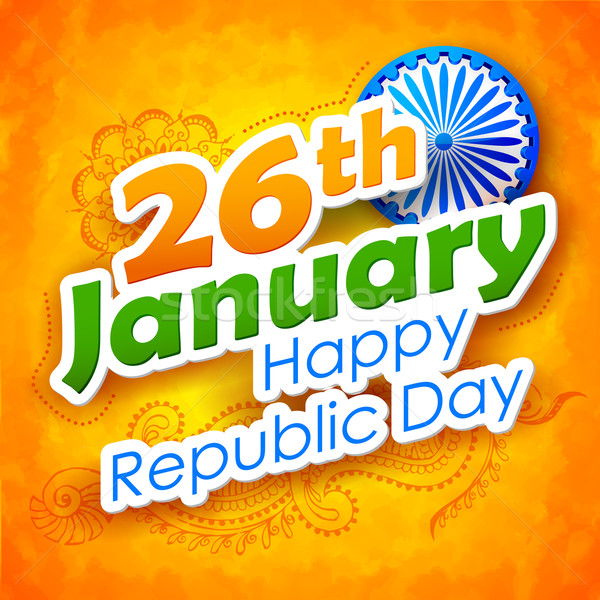 Republic Day of India background Stock photo © vectomart