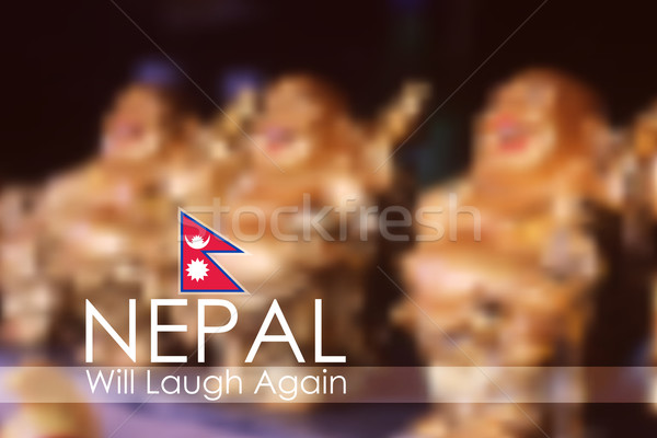 Nepál földrengés 2015 segítség illusztráció adomány Stock fotó © vectomart