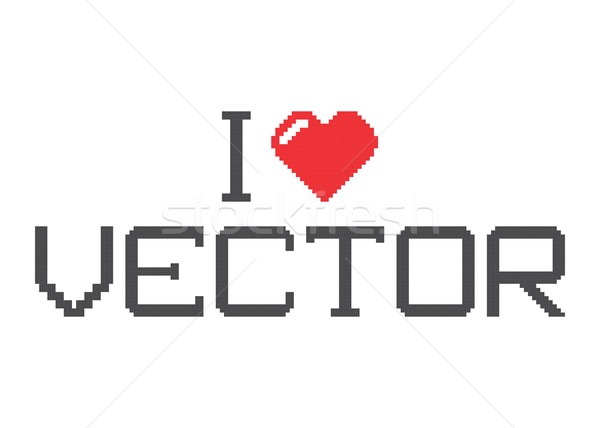 像素 物件 向量 圖形 藝術 設計 商業照片 © vector1st