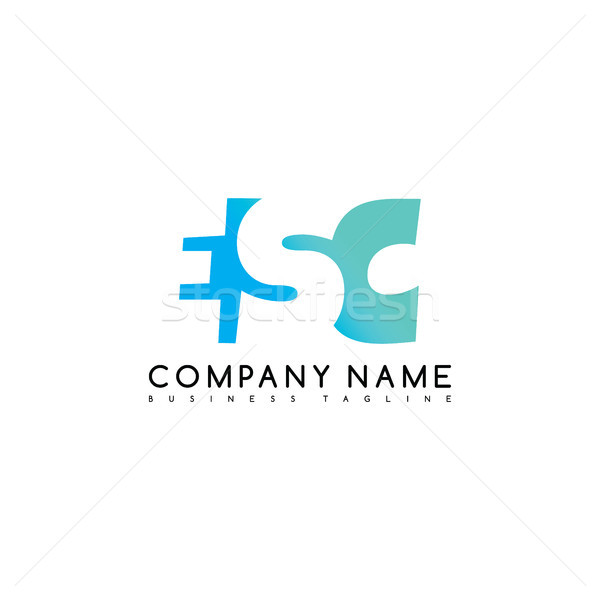 exclusive brand company template logo logotype vector art Stock photo © vector1st