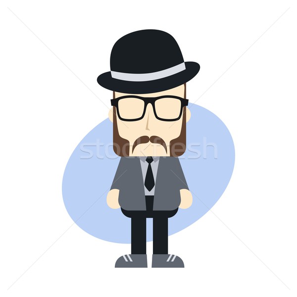 Cartoon парень Аватара фотография человека Сток-фото © vector1st