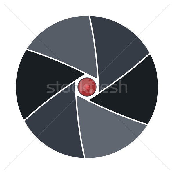 Média interfész kamera vektor grafikus művészet Stock fotó © vector1st