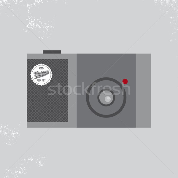 Media interface camera vector grafische kunst Stockfoto © vector1st