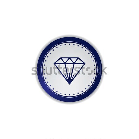 Gyémánt ékszerek drágakő vektor művészet illusztráció Stock fotó © vector1st