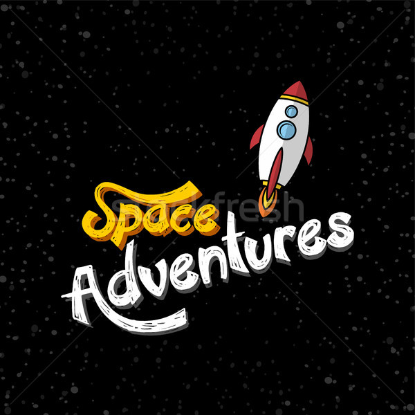 space rocket shuttle Stock photo © vector1st