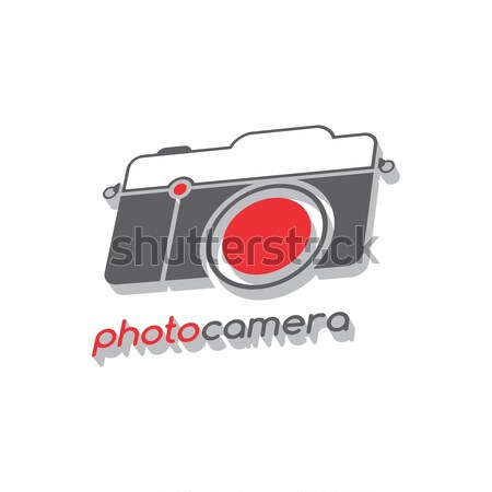 Kamera vektör grafik sanat dizayn örnek Stok fotoğraf © vector1st